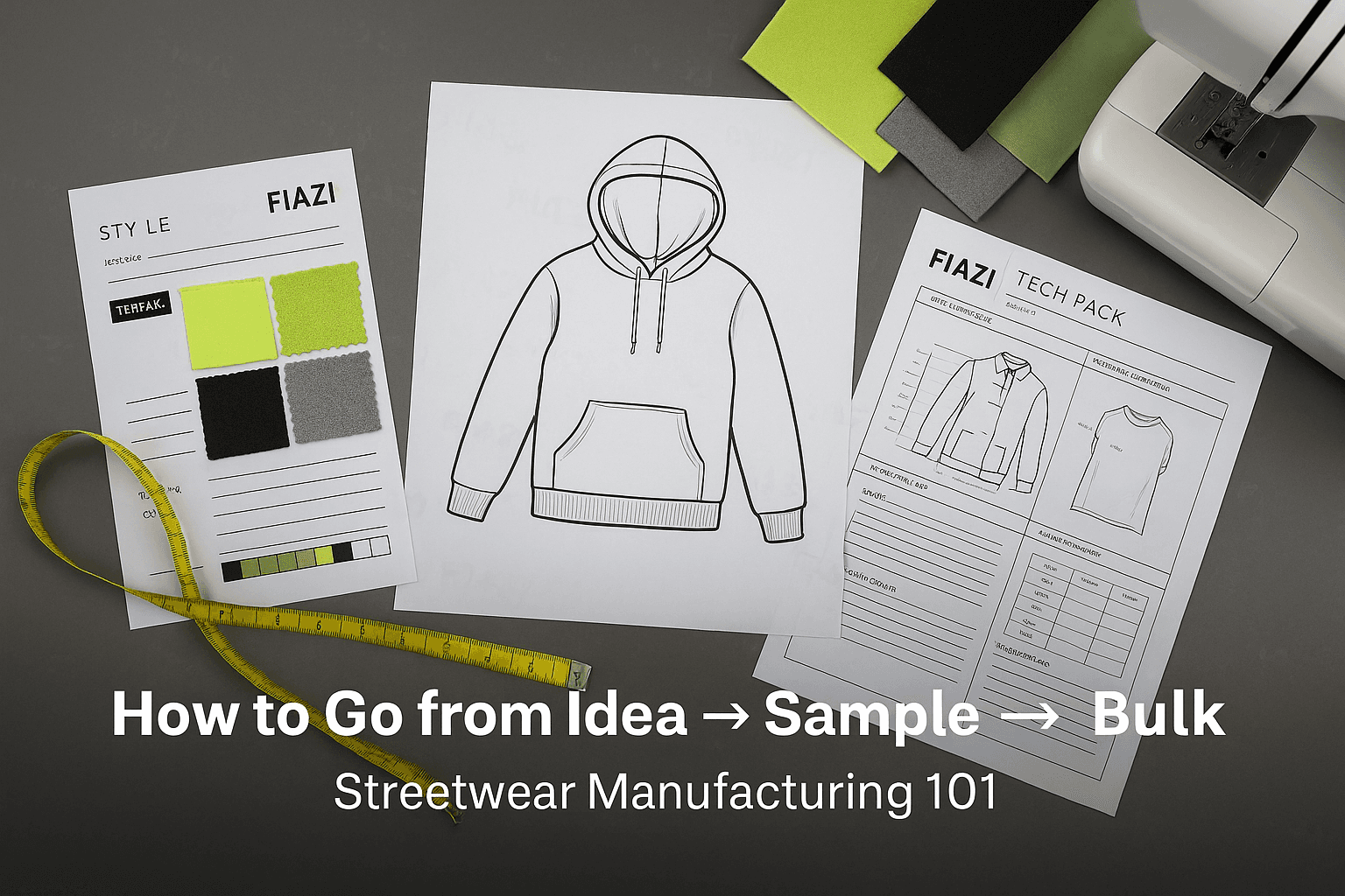 Streetwear Manufacturing 101: From Idea to Sample to Bulk Production
