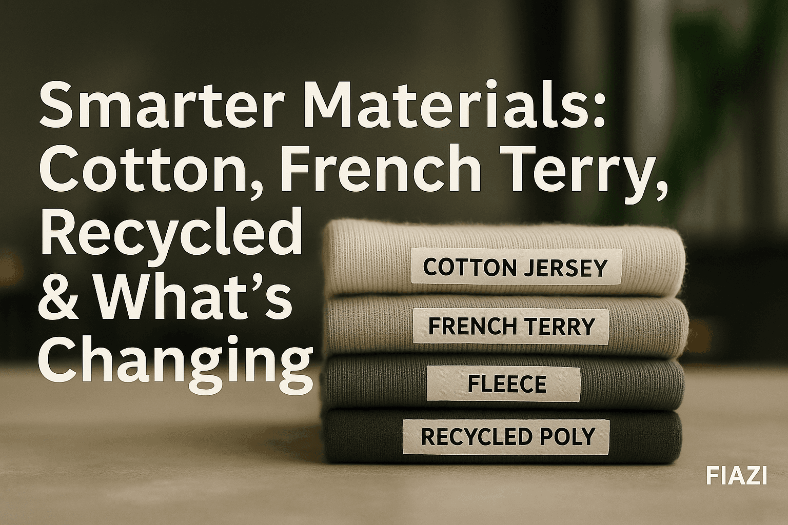 Smarter Materials: Cotton, French Terry, Recycled & What’s Changing