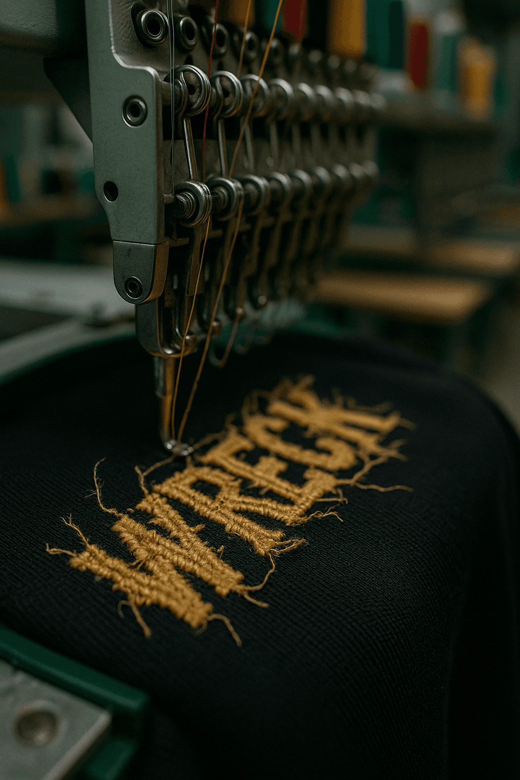 Distressed Embroidery