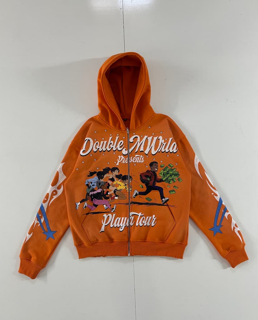 Play'n Tour Rhinestone Zip Hoodie