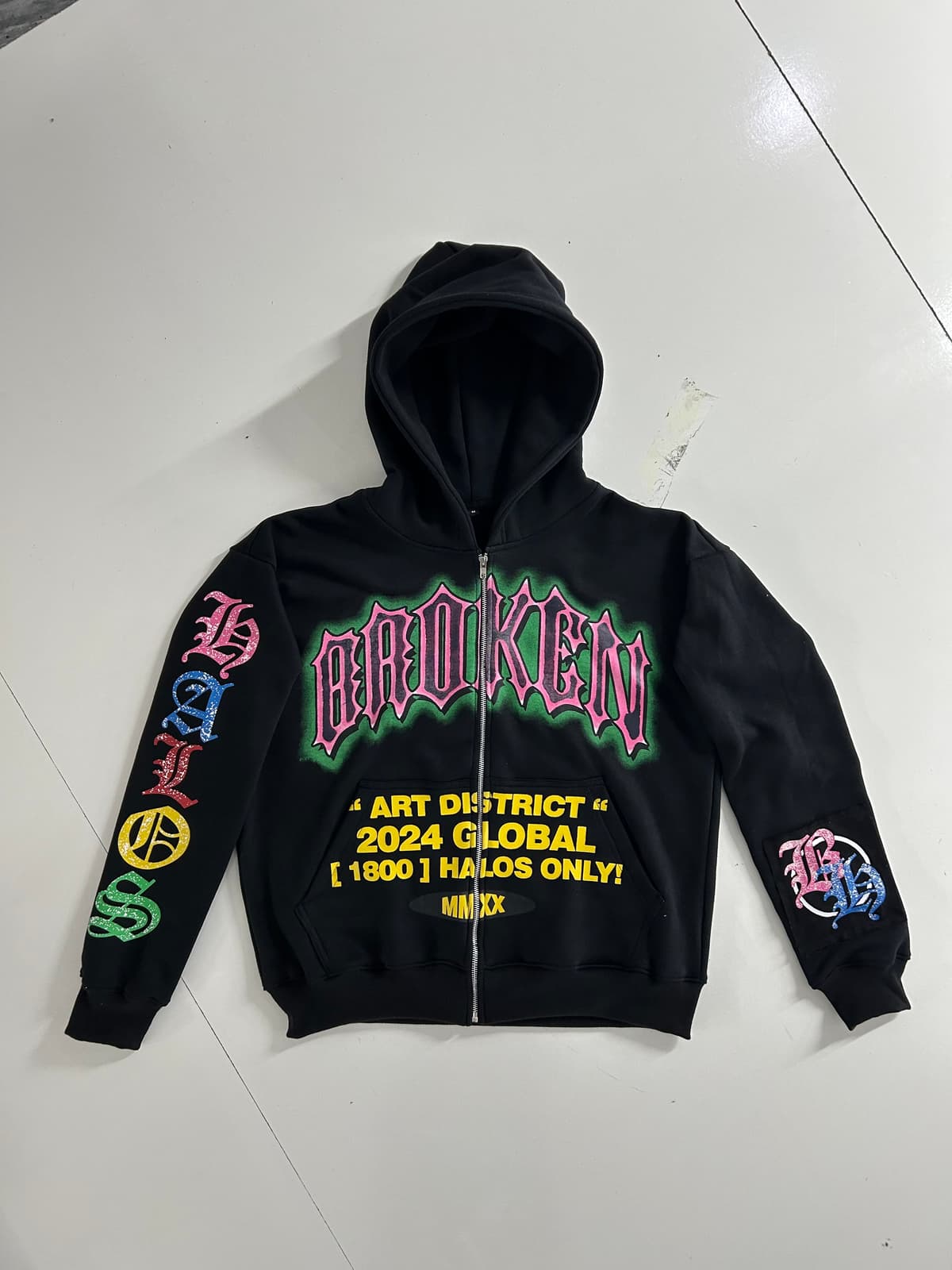 Broken Halos Art District Hoodie (Black)