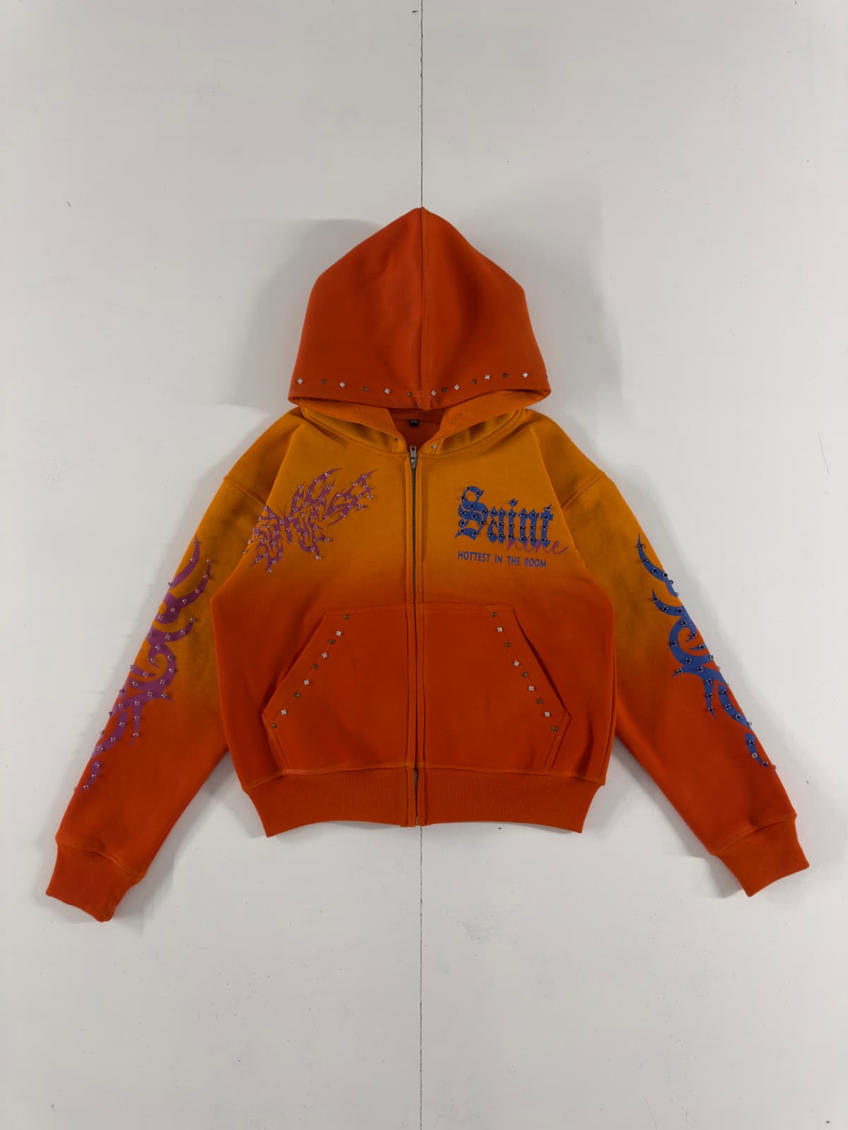 Two-Tone Saint Gemstone Hoodie