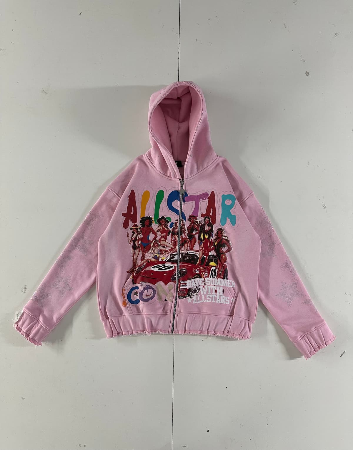 Pink All-Star Car Hoodie