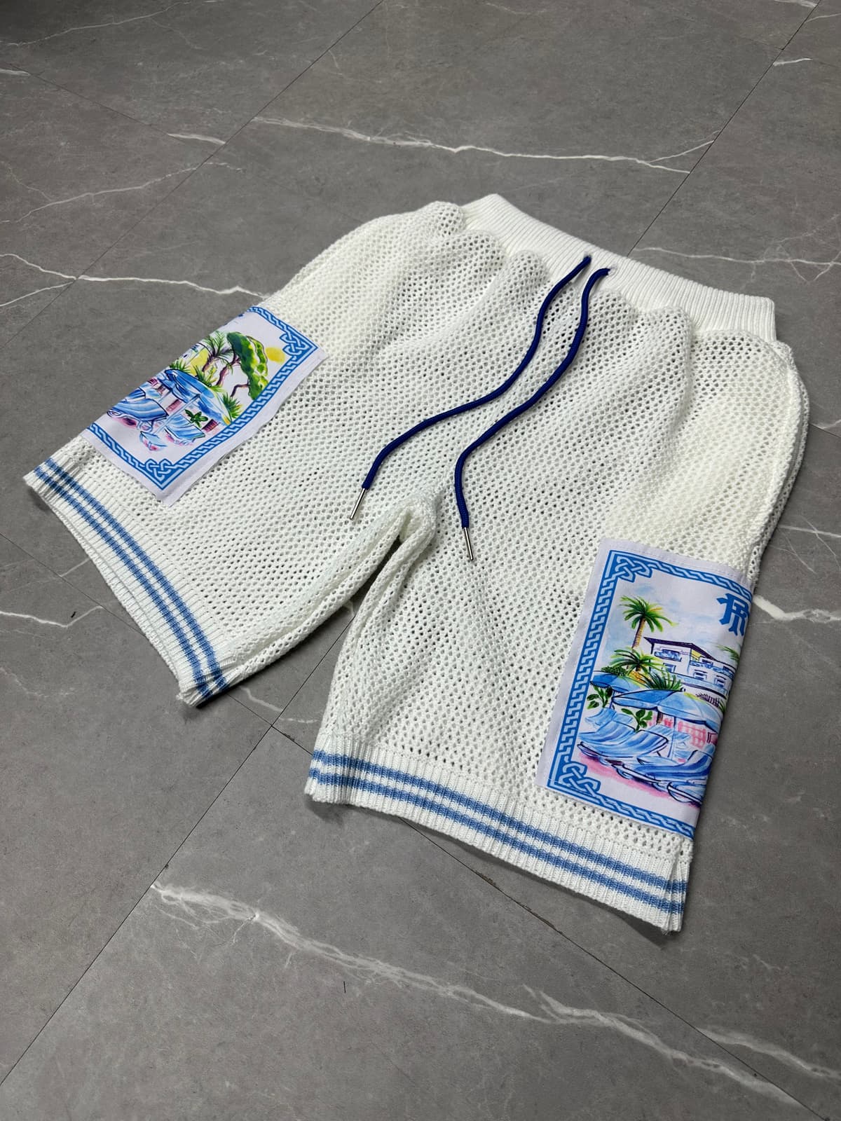 Scenic Knit Mesh Shorts