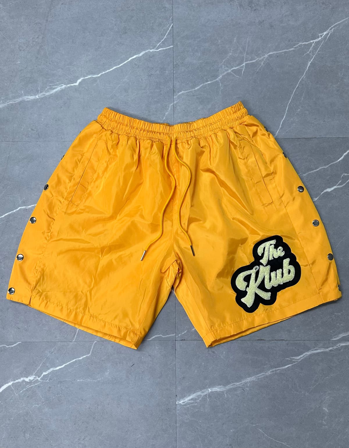 The Klub Nylon Snap Shorts (Yellow)