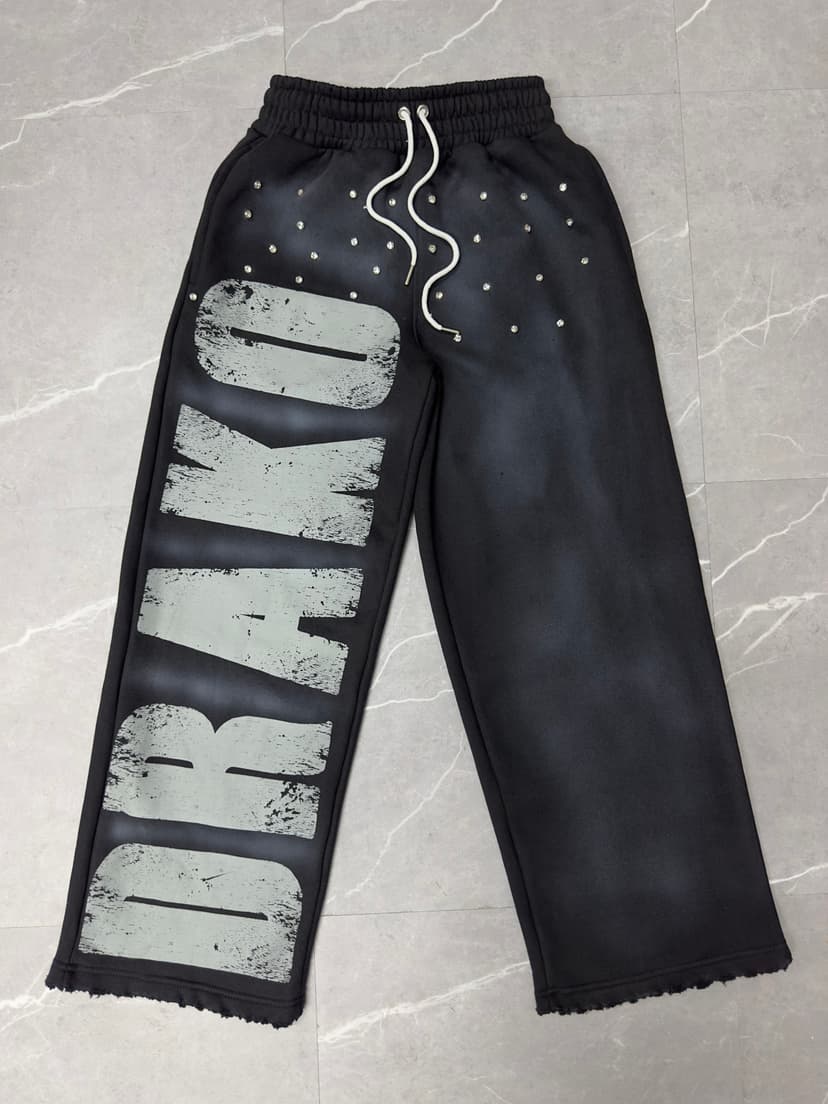 Drako Studded Vintage Pants