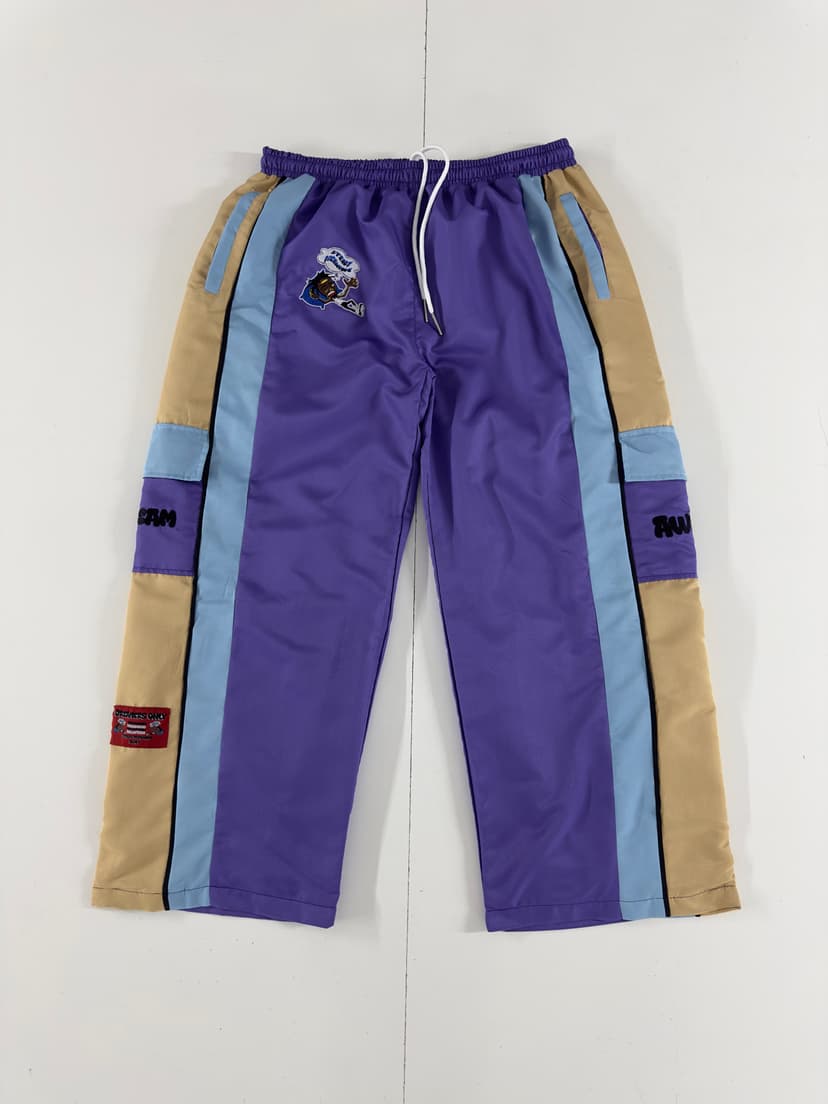 Nylon Multi-Panel Cargo Pants