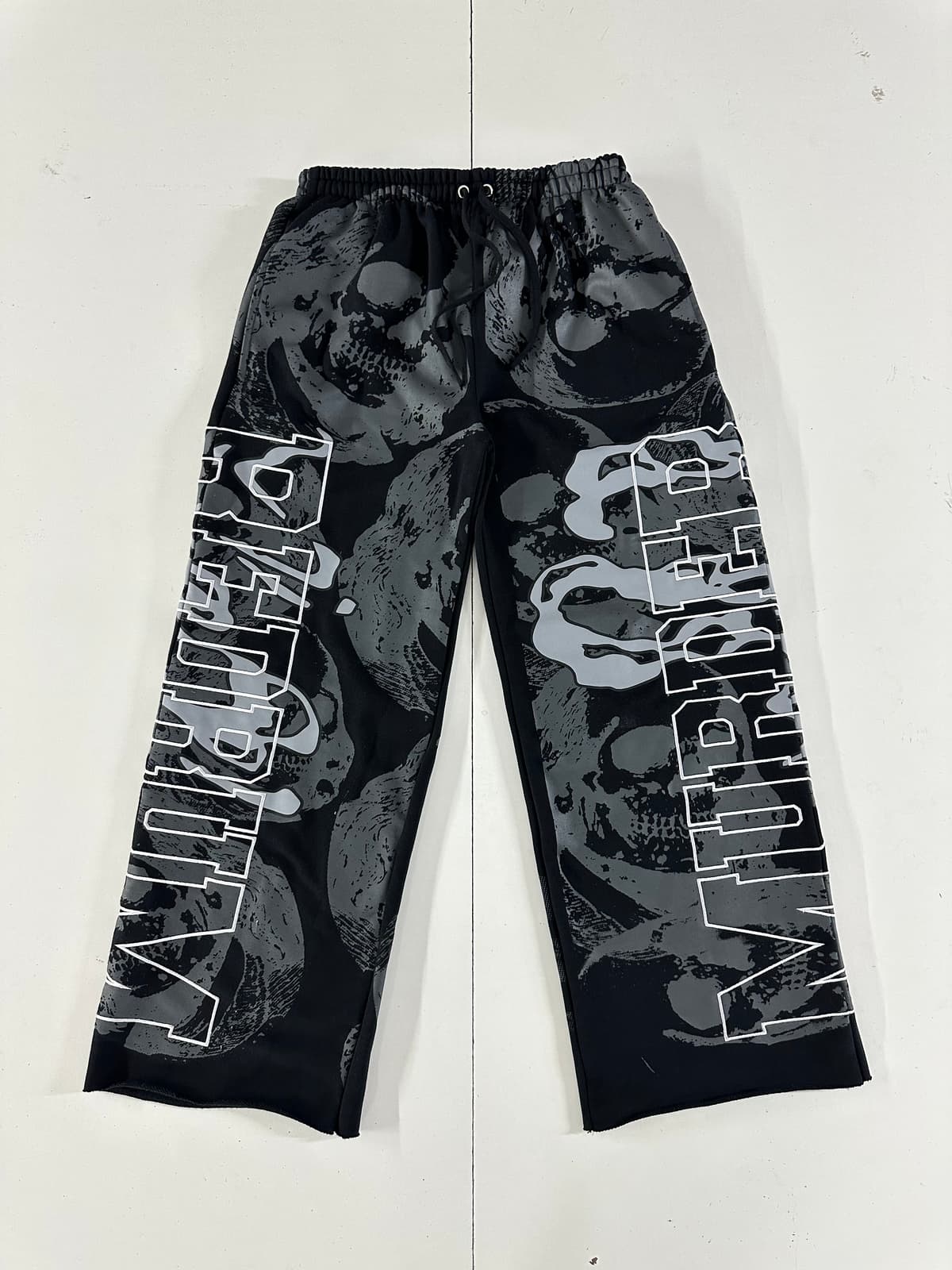 Redrum Skull Print Pants