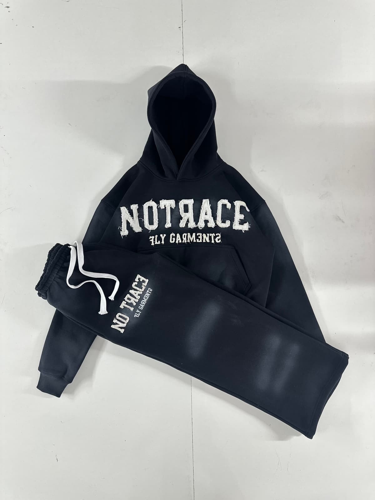 Distressed Embroidered Set