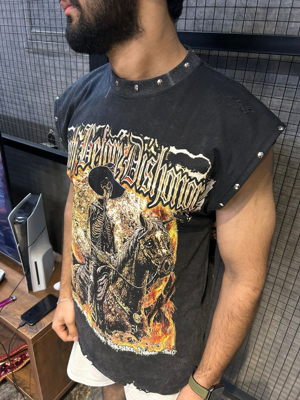 Cream Discharge-Print Bible Verse Tee