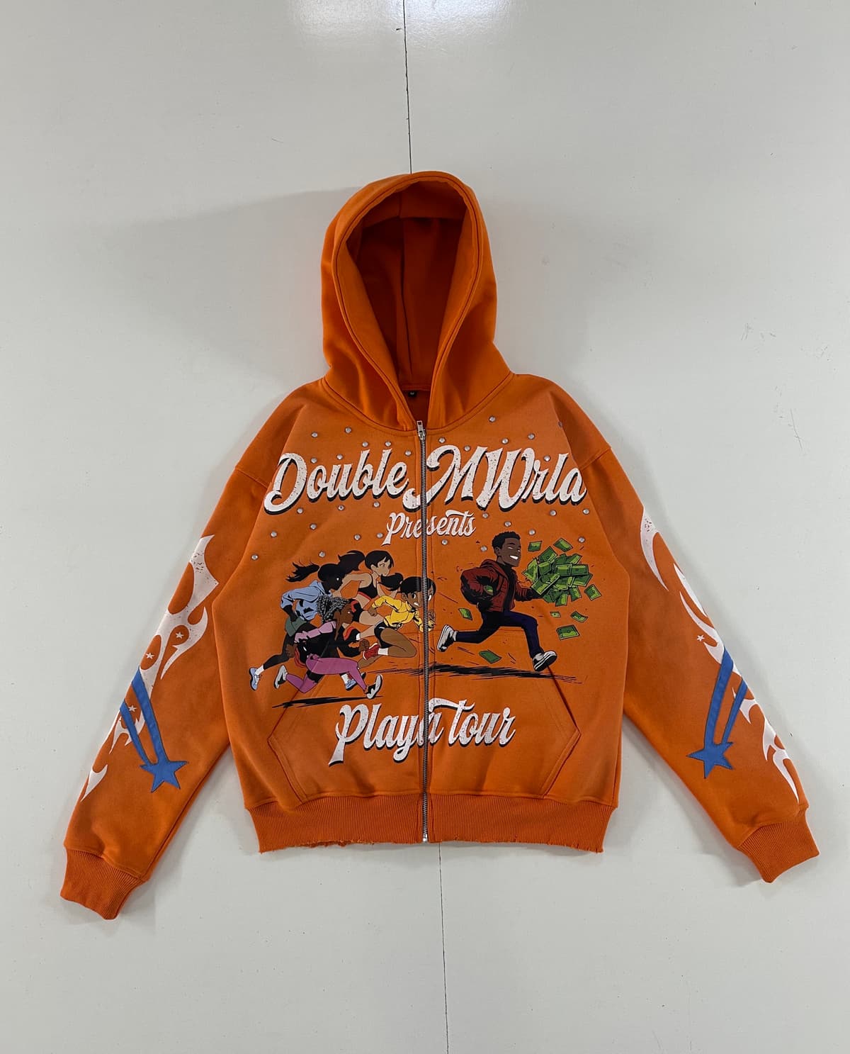 Play'n Tour Rhinestone Zip Hoodie