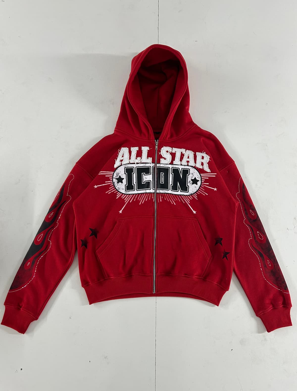 Red All Star Icon Hoodie