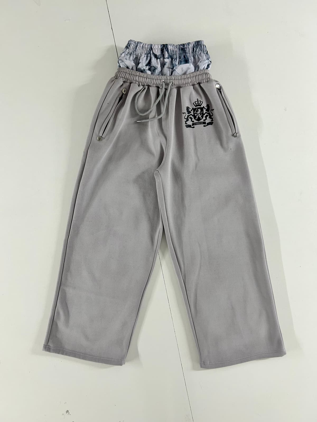 Double-Waist Crest Sweatpants