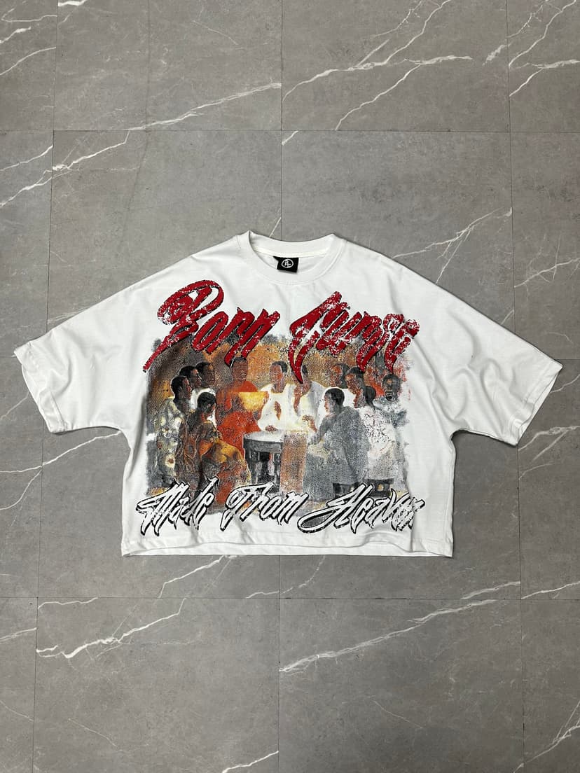 Two-Panel Halftone Graphic Tee