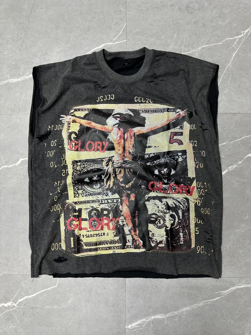 Glory Cut-Sleeve Vintage Tee